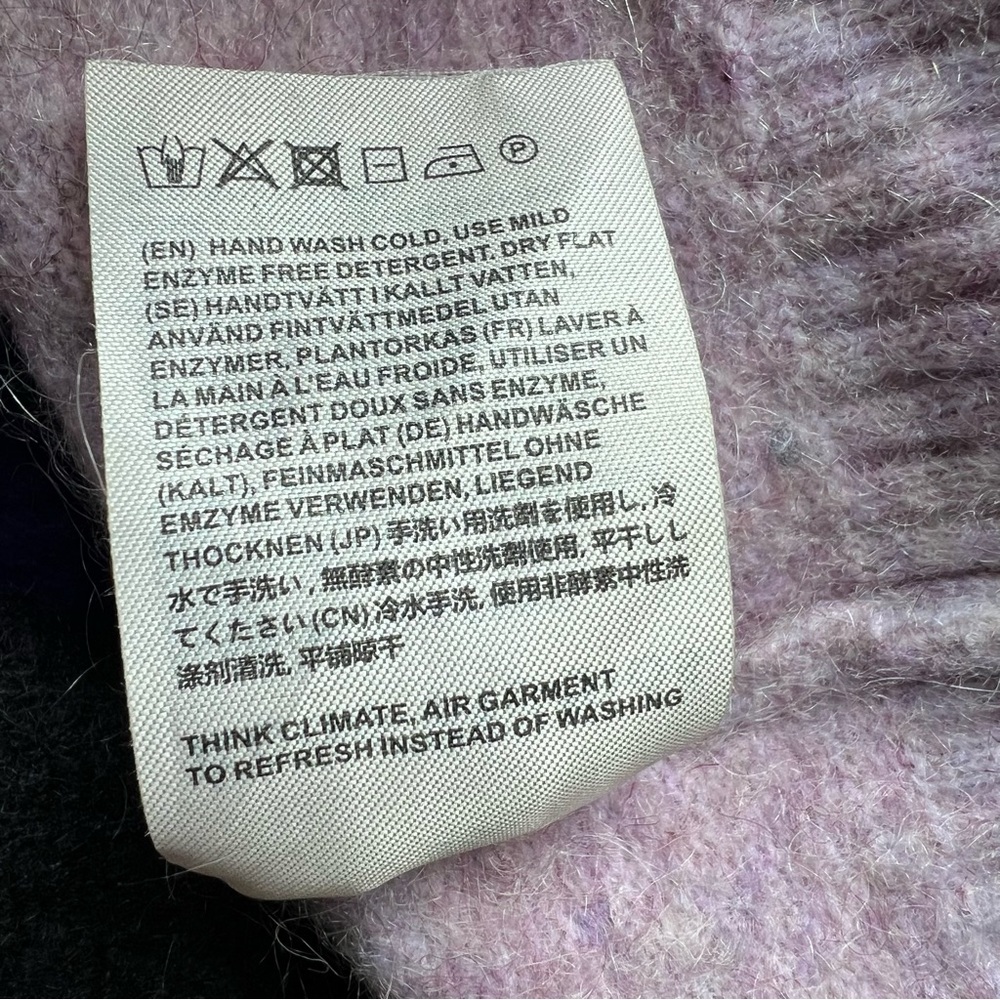 Acne Studios Albah Mohair Striped Sweater Size S - Picture 9 of 10
